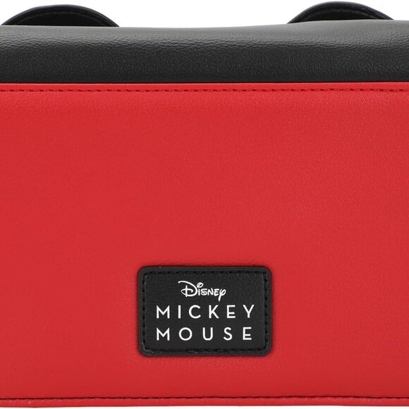 Disney Mickey Mouse Crossbody Wallet, OSFA, Red - Picture 3 of 7
